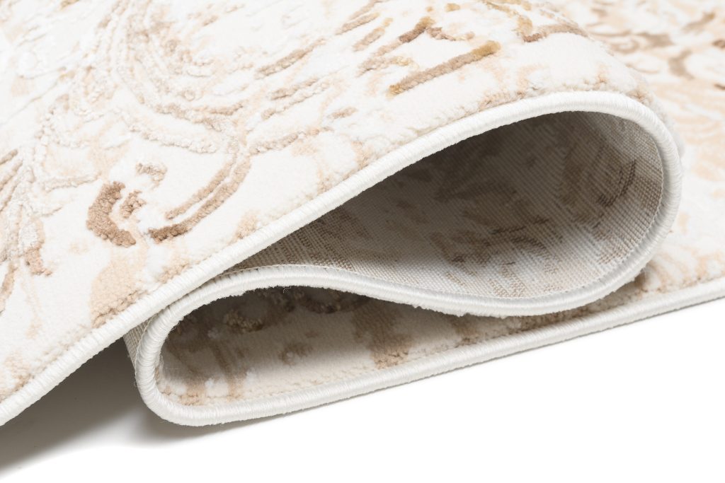 Tappeto Hera Vintage Beige Crema Sfumature Effetto 3D