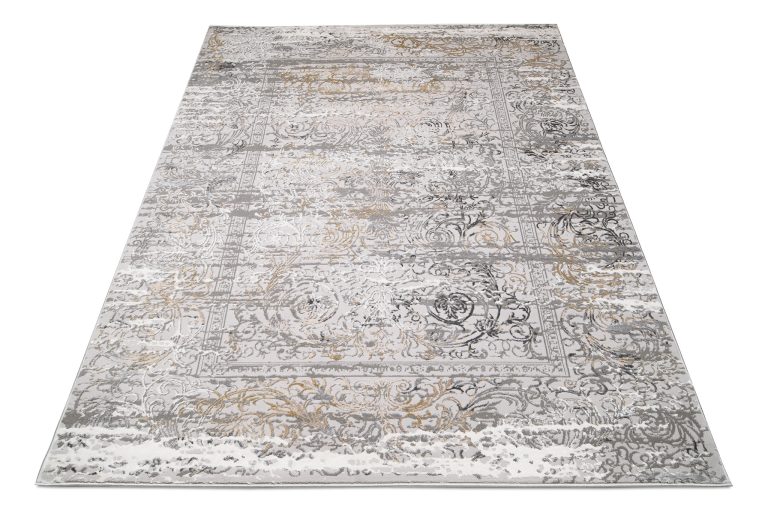 Tappeto Hera Grigio Crema Beige Sfumature Effetto 3D