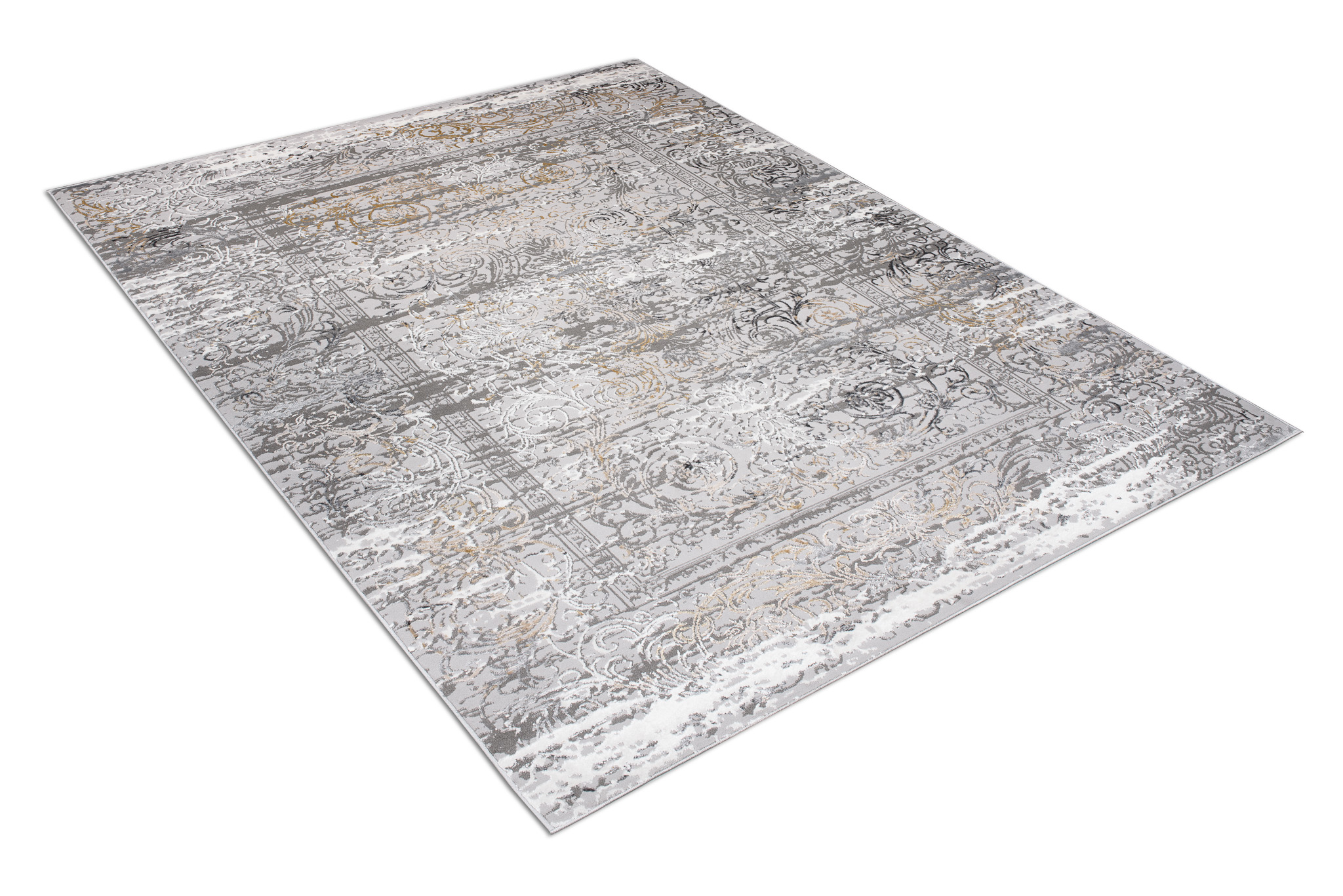 Tappeto Hera Grigio Crema Beige Sfumature Effetto 3D