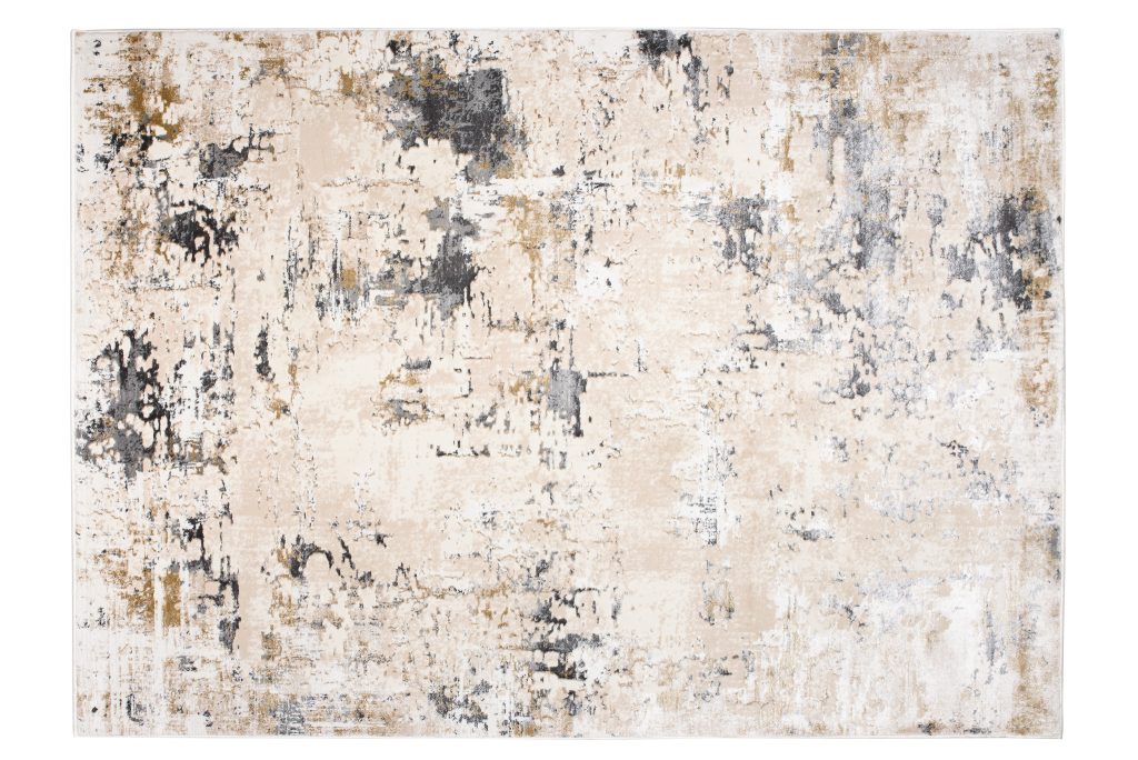 Tappeto Hera Crema Beige Grigio Scuro Sfumature Effetto 3D