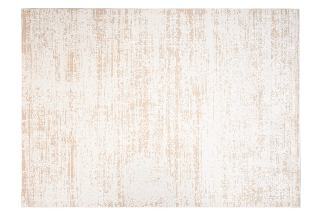 Tappeto Hera Crema Beige Chiaro Ornamenti Effetto 3D