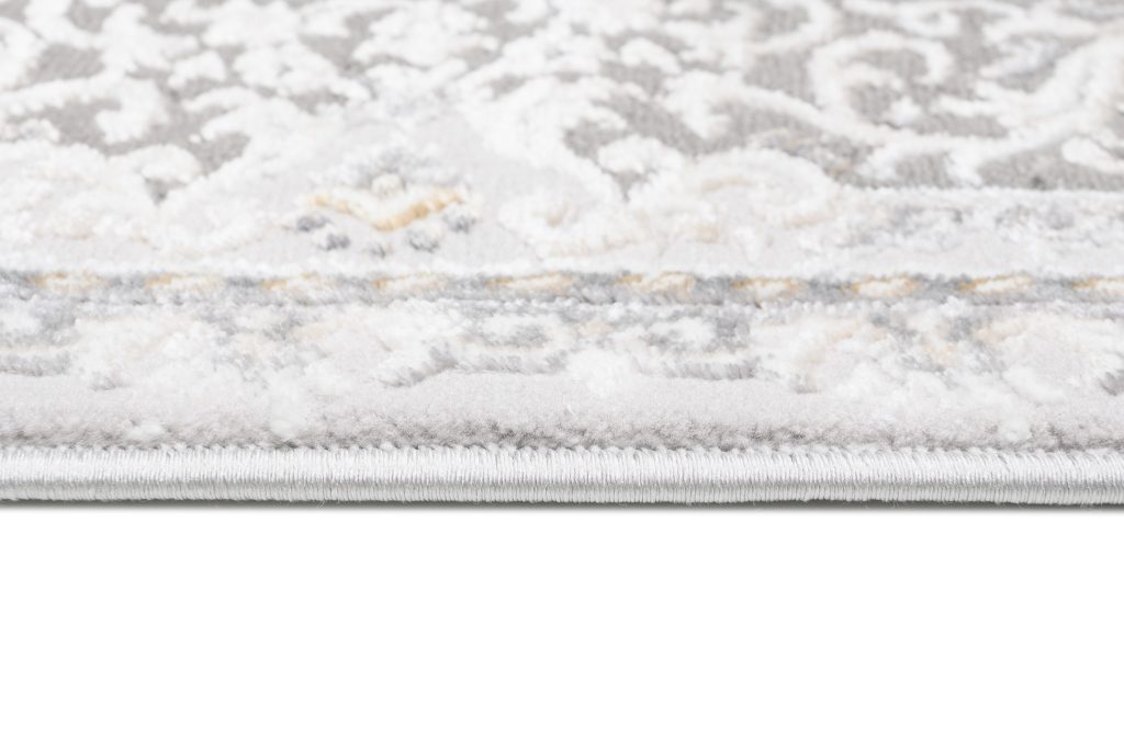 Tappeto Hera Grigio Beige Crema Tradizionale Effetto 3D