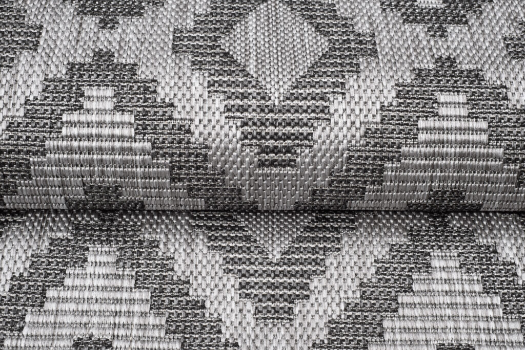 Tappeto Capri Design Grigio Moderno Geometrico  Interno Esterno