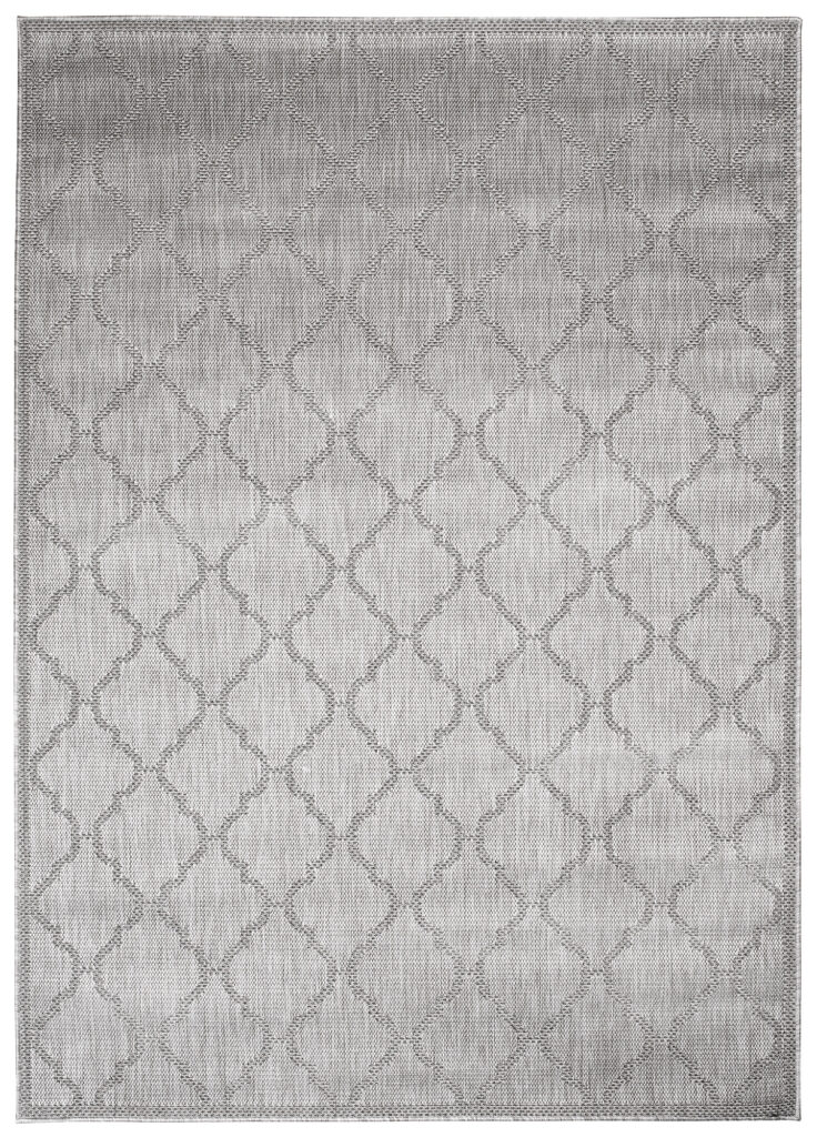Tappeto Capri Moderno Marocchino Design Grigio  Esterno Interno