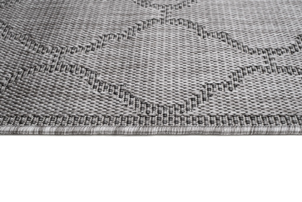 Tappeto Capri Moderno Marocchino Design Grigio  Esterno Interno
