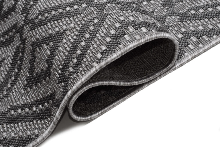 Tappeto Capri Moderno Design Geometrico Grigio Esterno Interno