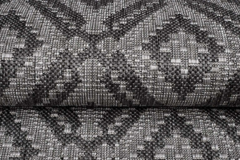 Tappeto Capri Moderno Design Geometrico Grigio Esterno Interno