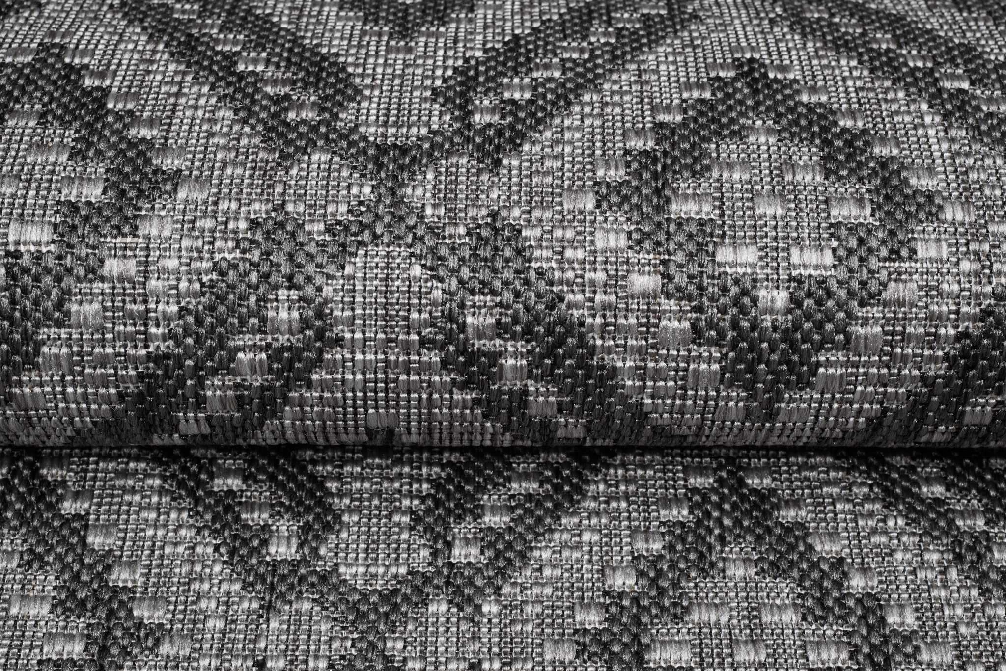 Tappeto Capri Moderno Design Geometrico Grigio Esterno Interno