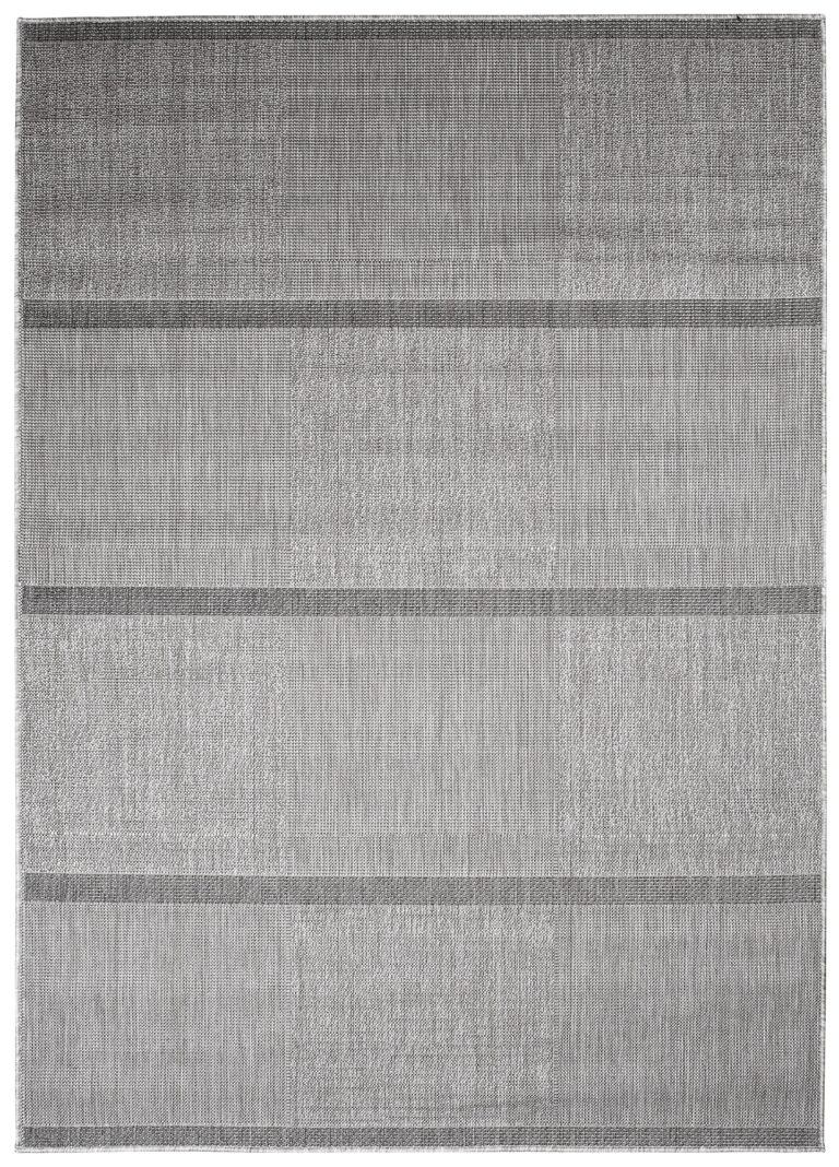 Tappeto Capri Moderno Design Grigio Chiaro Esterno Interno