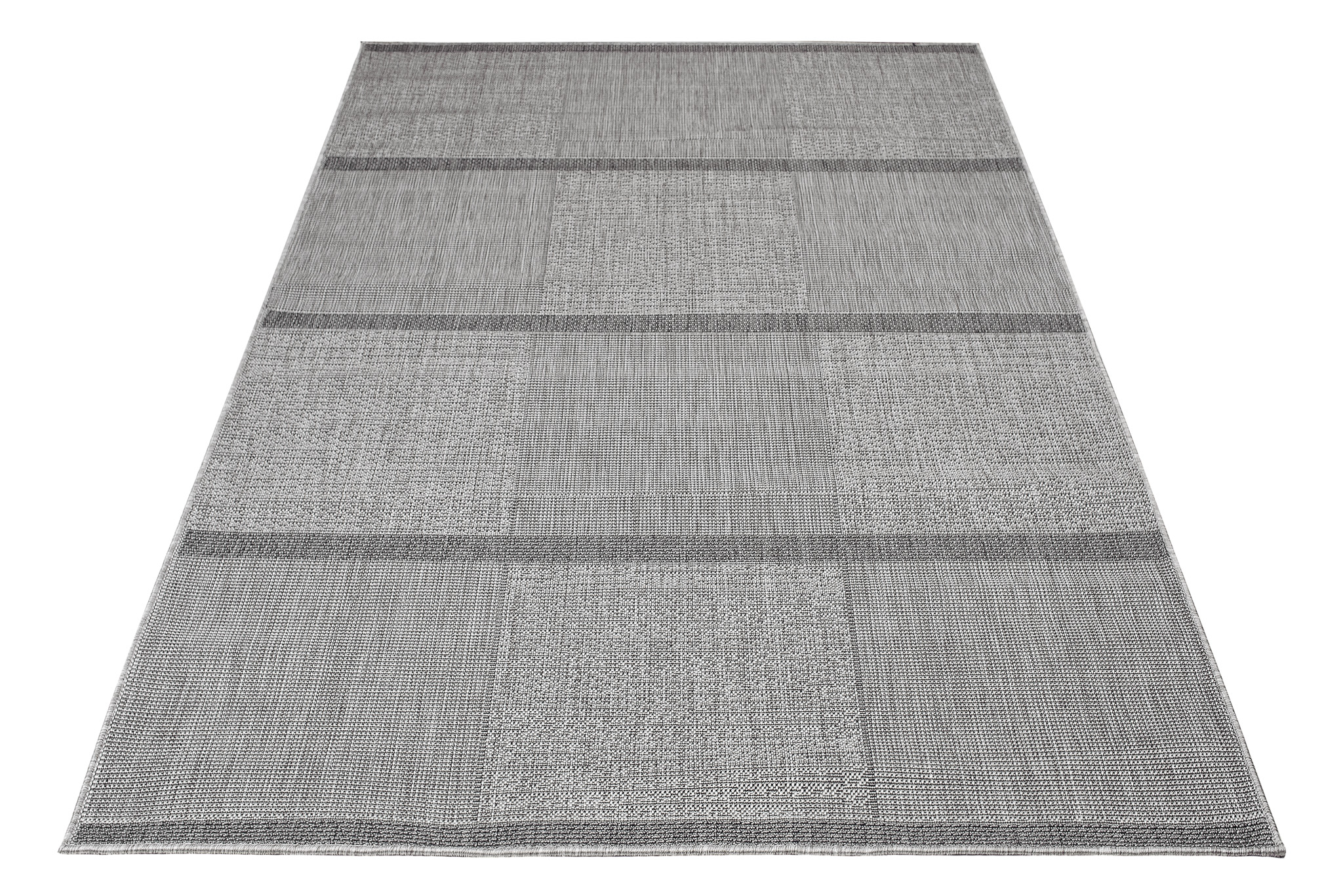 Tappeto Capri Moderno Design Grigio Chiaro Esterno Interno