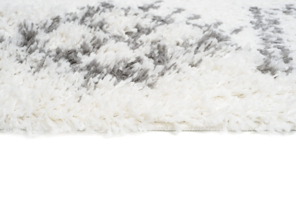 Tappeto Passatoia Boho con Frange Crema Etnico Shaggy