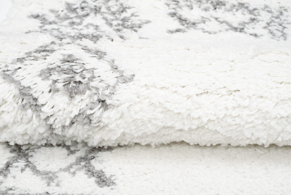 Tappeto Passatoia Boho con Frange Crema Etnico Shaggy