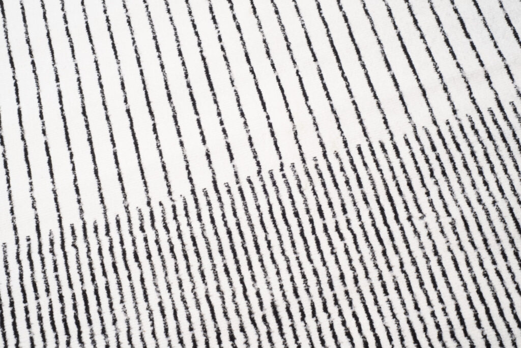 Tappeto Juno Crema Nero Cerchio Linee
