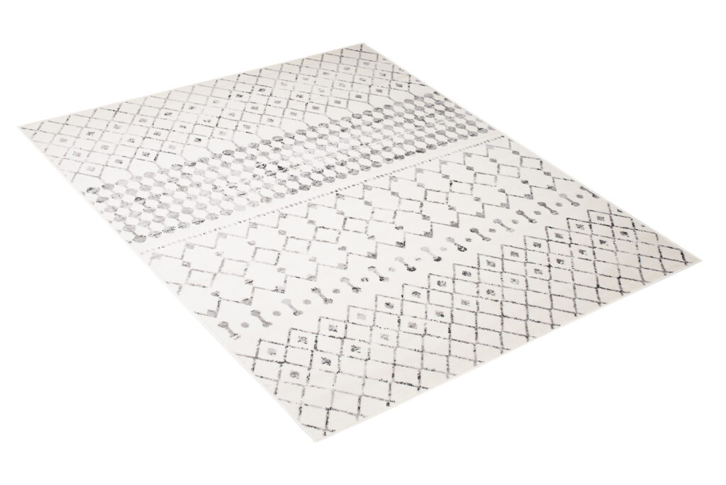 Tappeto Juno Crema Grigio Chiaro Linee