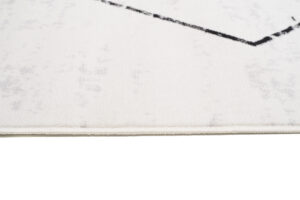 Tappeto Juno Cream Nero Geometrico Rombi