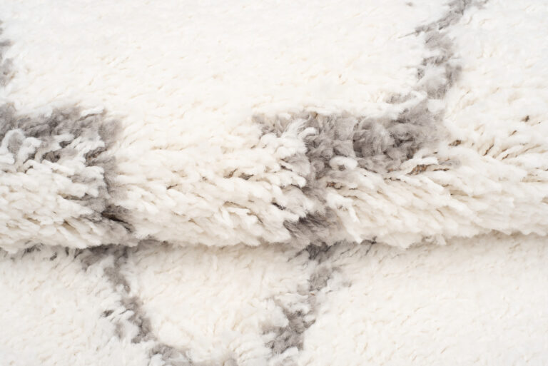 Tappeto Boho con Frange Crema Marocchino Trifoglio