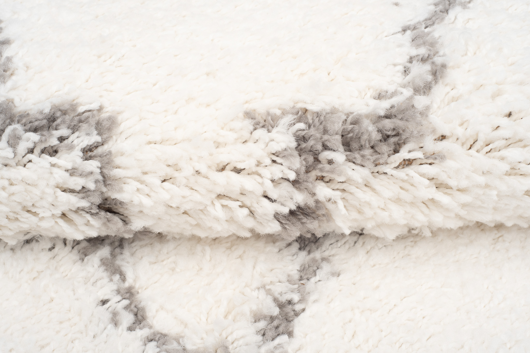 Tappeto Boho con Frange Crema Marocchino Trifoglio