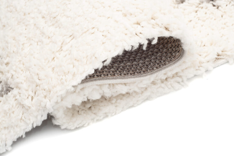 Tappeto Boho con Frange Crema Etnico Shaggy