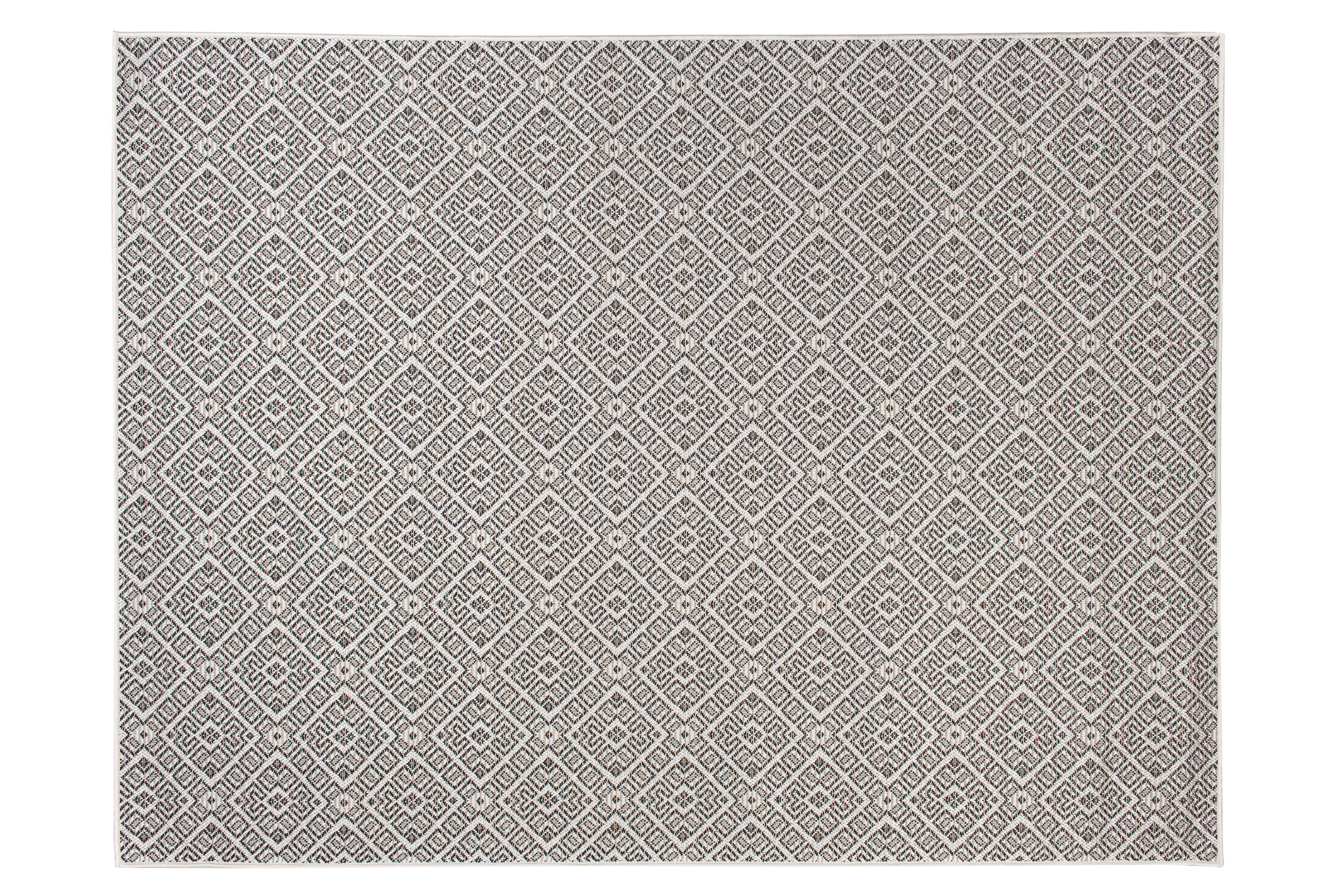 Tappeto Capri Salotto Cucina Terazzo Esterno Interno Geometrico Nero