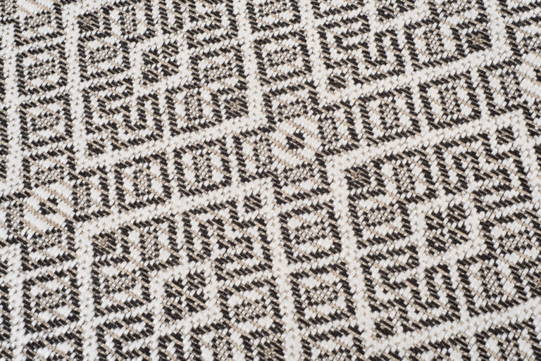 Tappeto Capri Salotto Cucina Terazzo Esterno Interno Geometrico Nero