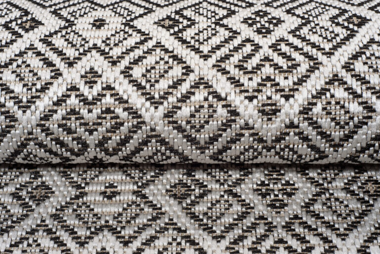 Tappeto Capri Salotto Cucina Terazzo Esterno Interno Geometrico Nero