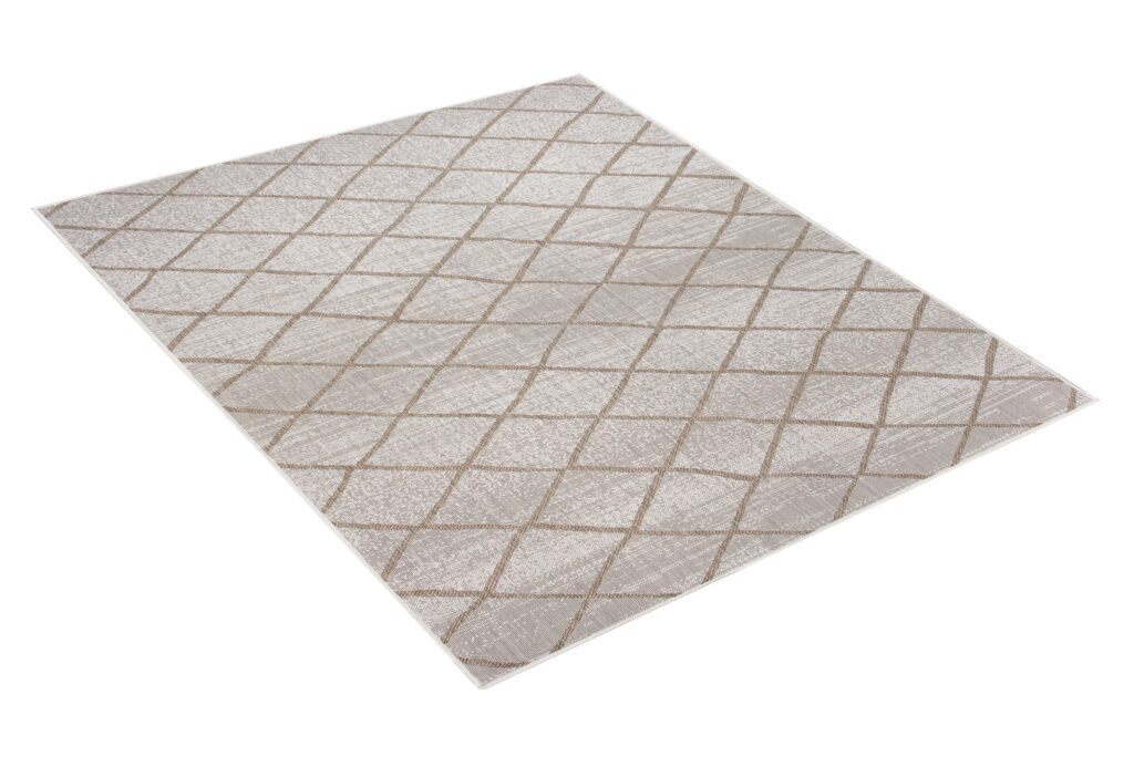 Tappeto Capri Salotto Moderno Cucina Esterno Interno Beige