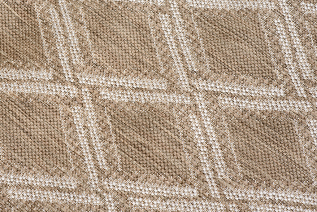 Tappeto Capri Design Moderno Geometrico Beige Marrone Chiaro Sisal