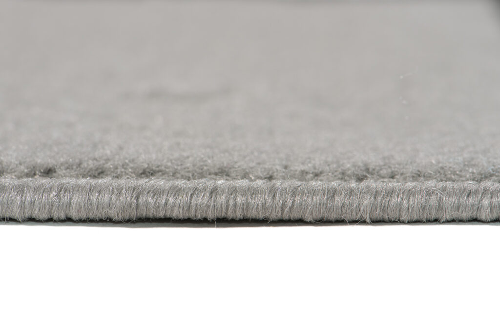 Tappeto Maya Grigio Blu Quadrati Mosaico