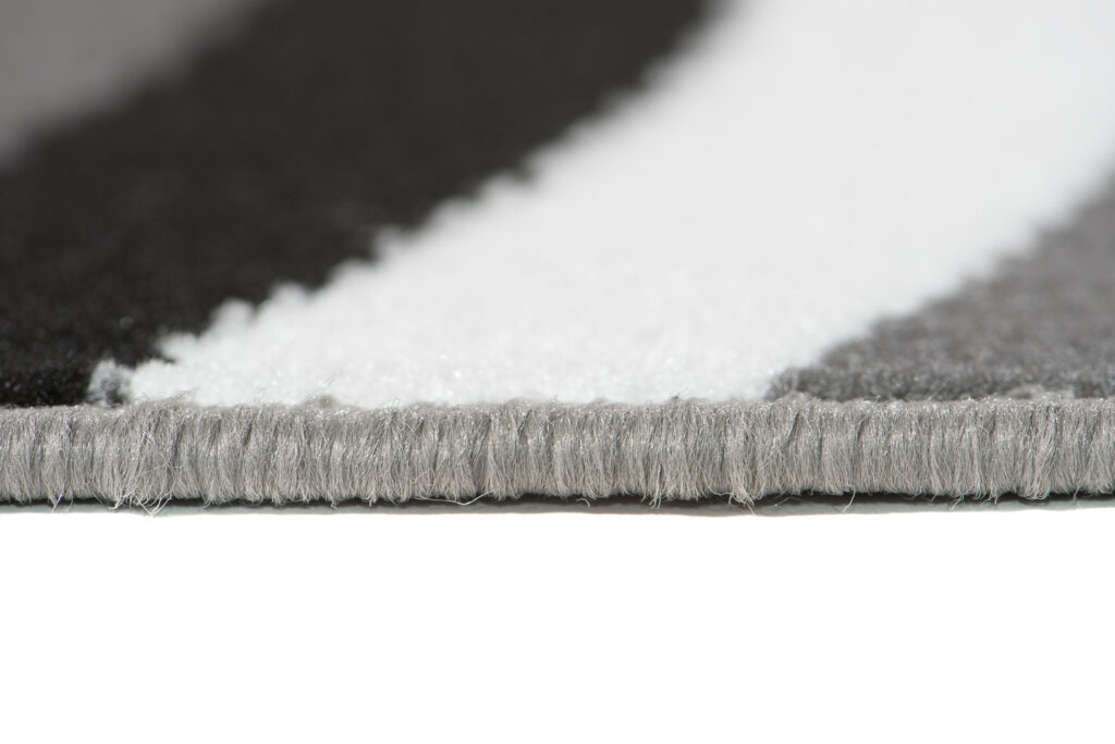 Tappeto Maya Grigio Bianco Geometrico Cerchi