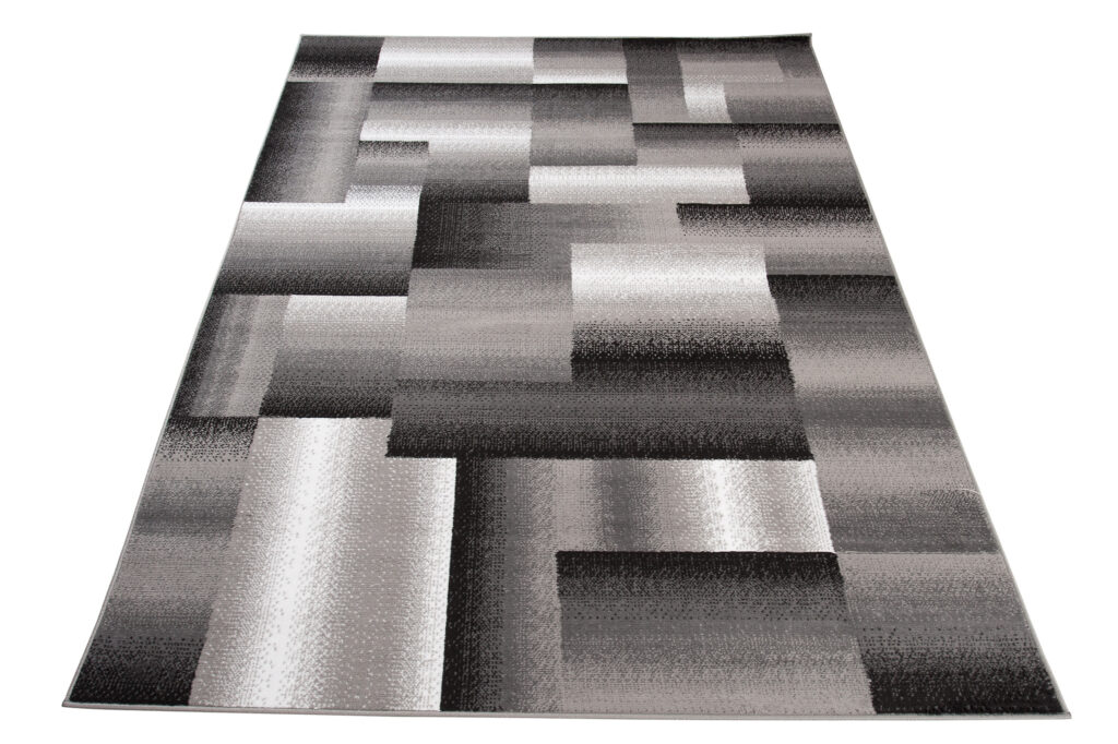 Tappeto Maya Grigio Bianco Rettangoli