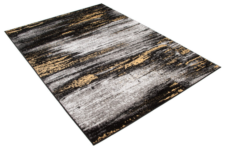 Tappeto Maya Grigio Giallo Astratto