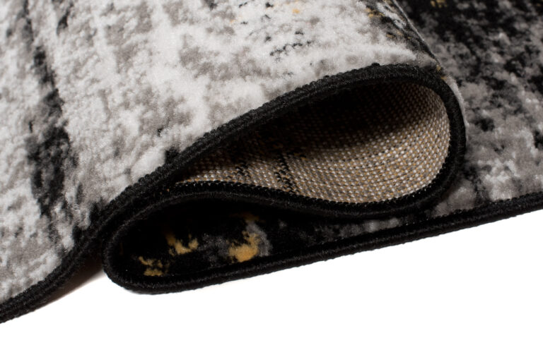 Tappeto Maya Grigio Giallo Astratto