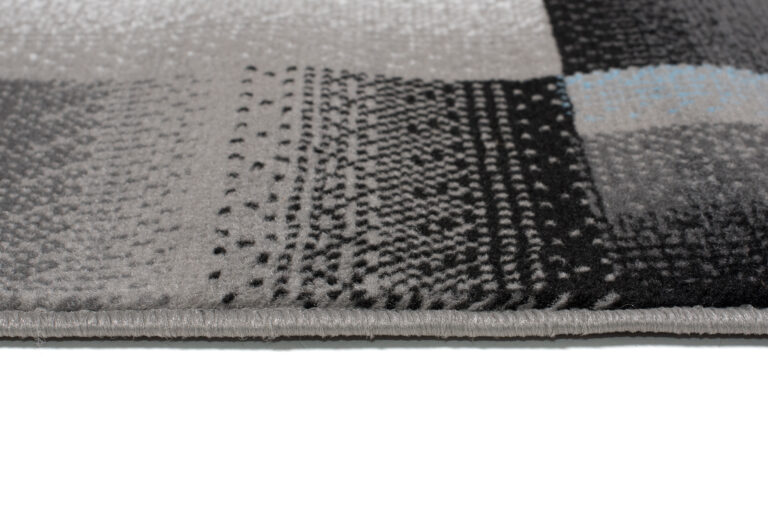 Tappeto Maya Grigio Blu Rettangoli