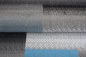 Tappeto Maya Grigio Blu Rettangoli