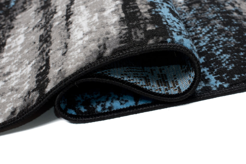 Tappeto Maya Grigio Blu Astratto