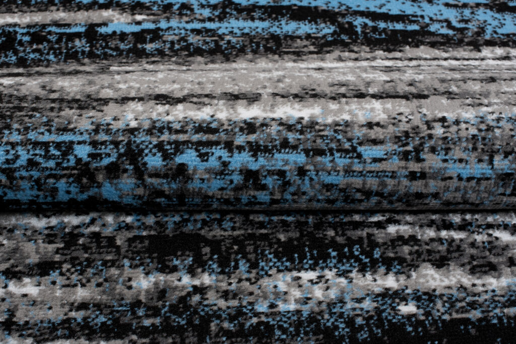 Tappeto Maya Grigio Blu Astratto