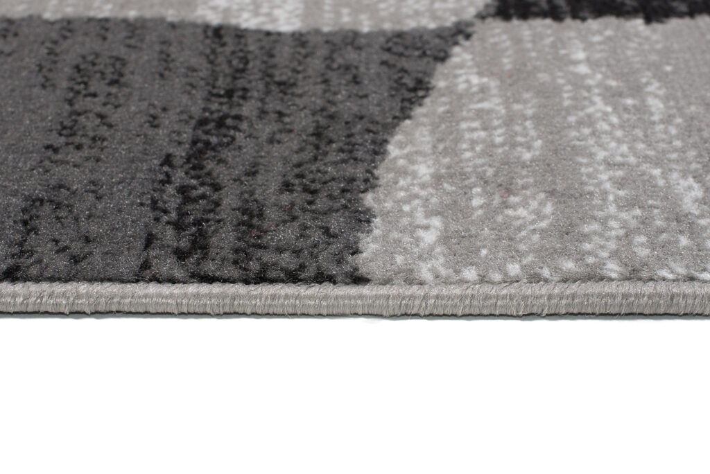 Tappeto Maya Grigio Nero Geometrico