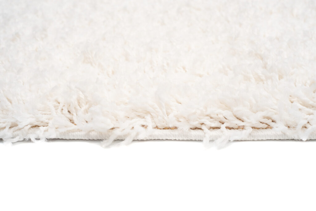 Tappeto Boho con Frange Crema Shaggy