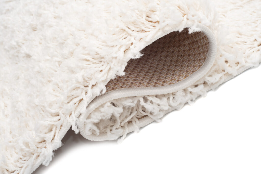 Tappeto Boho con Frange Crema Shaggy