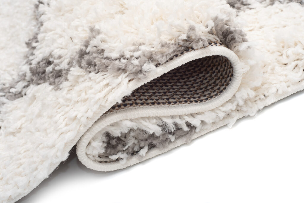 Tappeto Boho con Frange Crema Trellis Shaggy