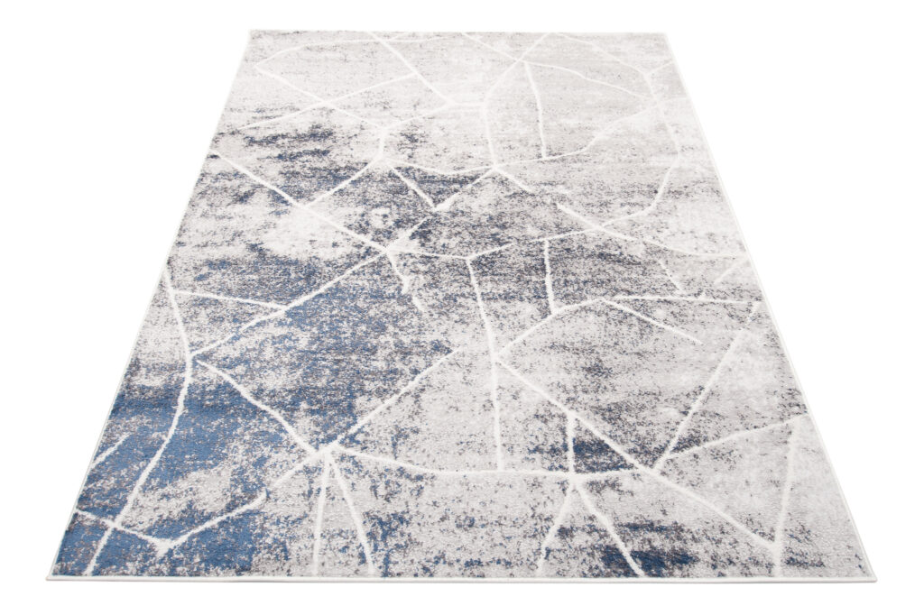 Tappeto Sky Grigio Blu Astratto Linee