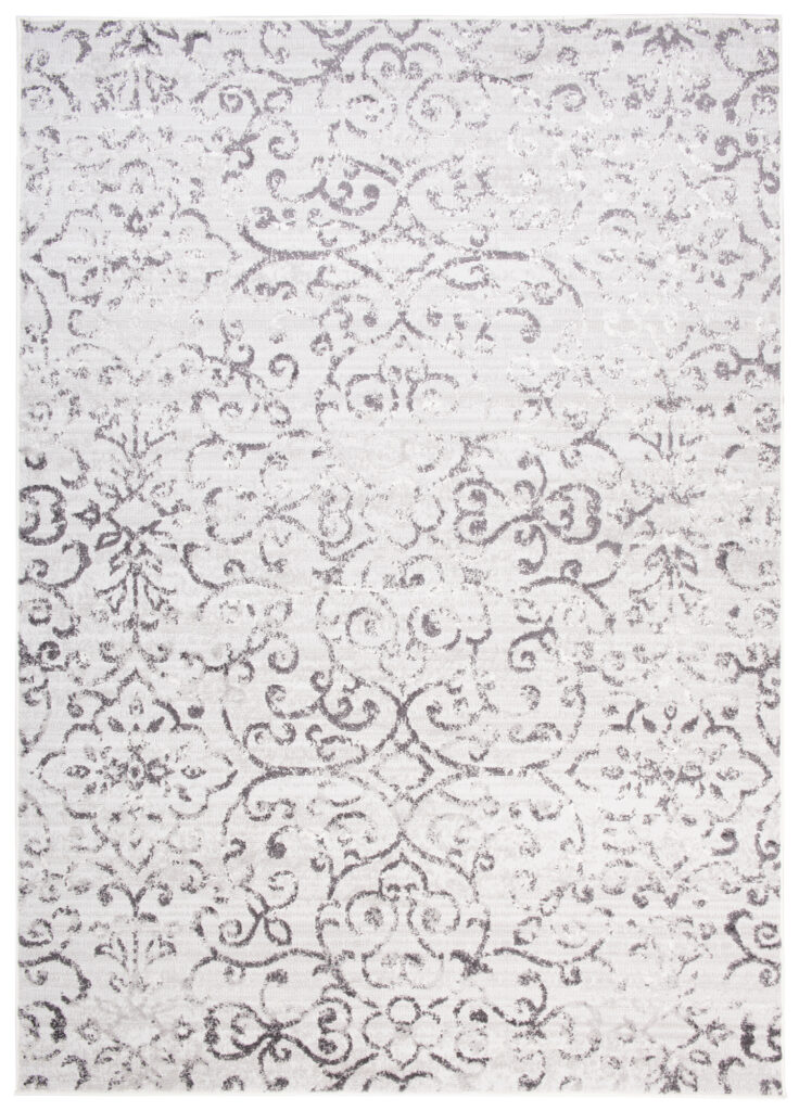 Tappeto Sky Grigio Vintage Floreale Ornamenti