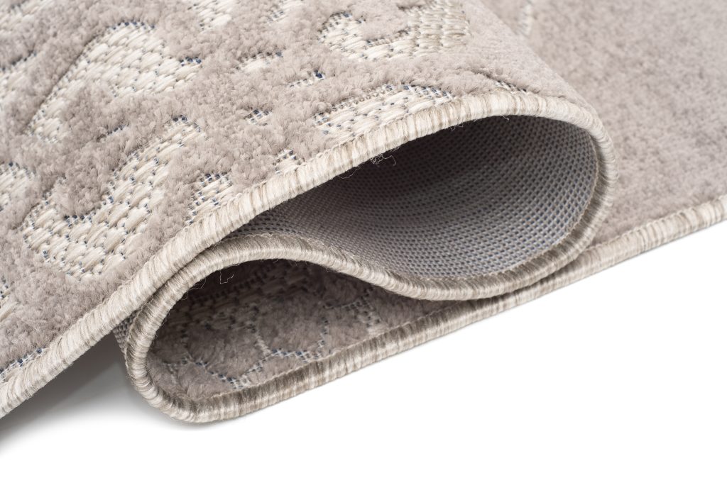 Tappeto Esterno Patio Grigio Ornamenti