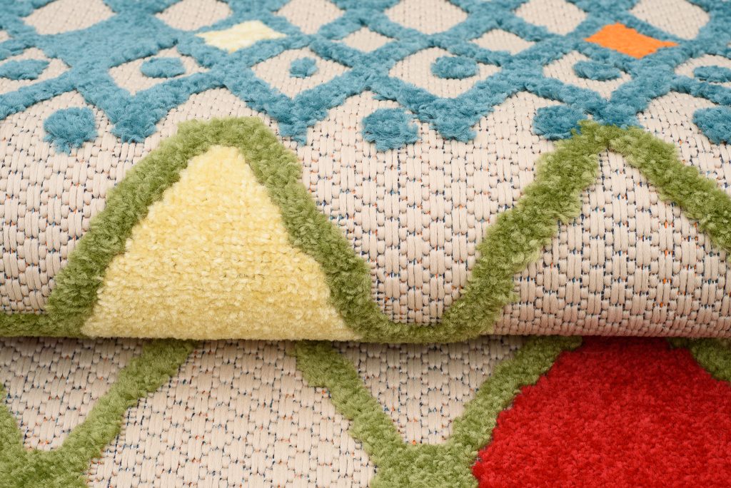 Tappeto Esterno Patio Multicolore Etnico