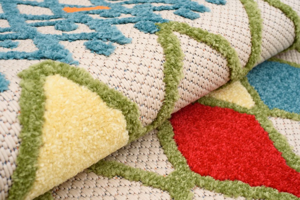 Tappeto Esterno Patio Multicolore Etnico