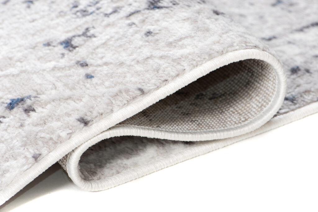Tappeto Sky Blu Crema Vintage Diamanti
