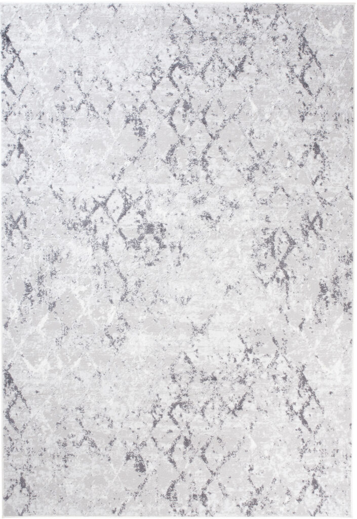 Tappeto Sky Grigio Geometrico Diamanti