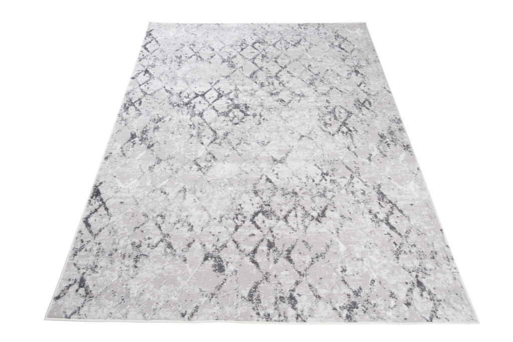 Tappeto Sky Grigio Geometrico Diamanti