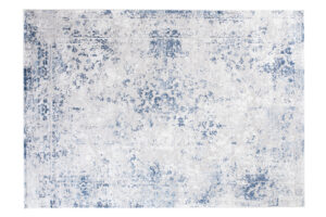 Tappeto Sky Blu Grigio Cornice Ornamenti