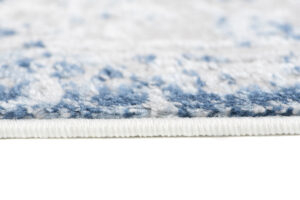 Tappeto Sky Blu Grigio Cornice Ornamenti